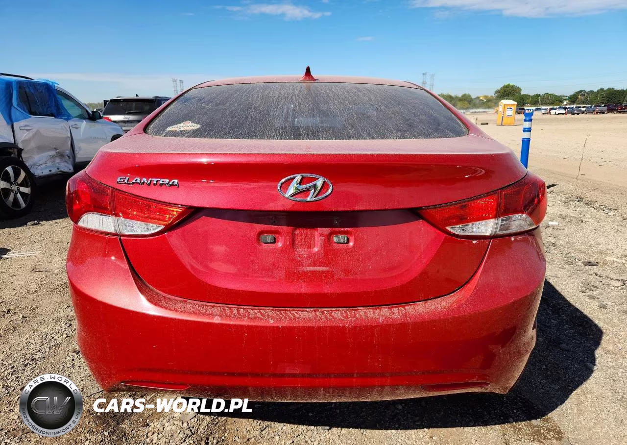 2013 Hyundai Elantra Gls VIN:KMHDH4AEXDU935449 - 6