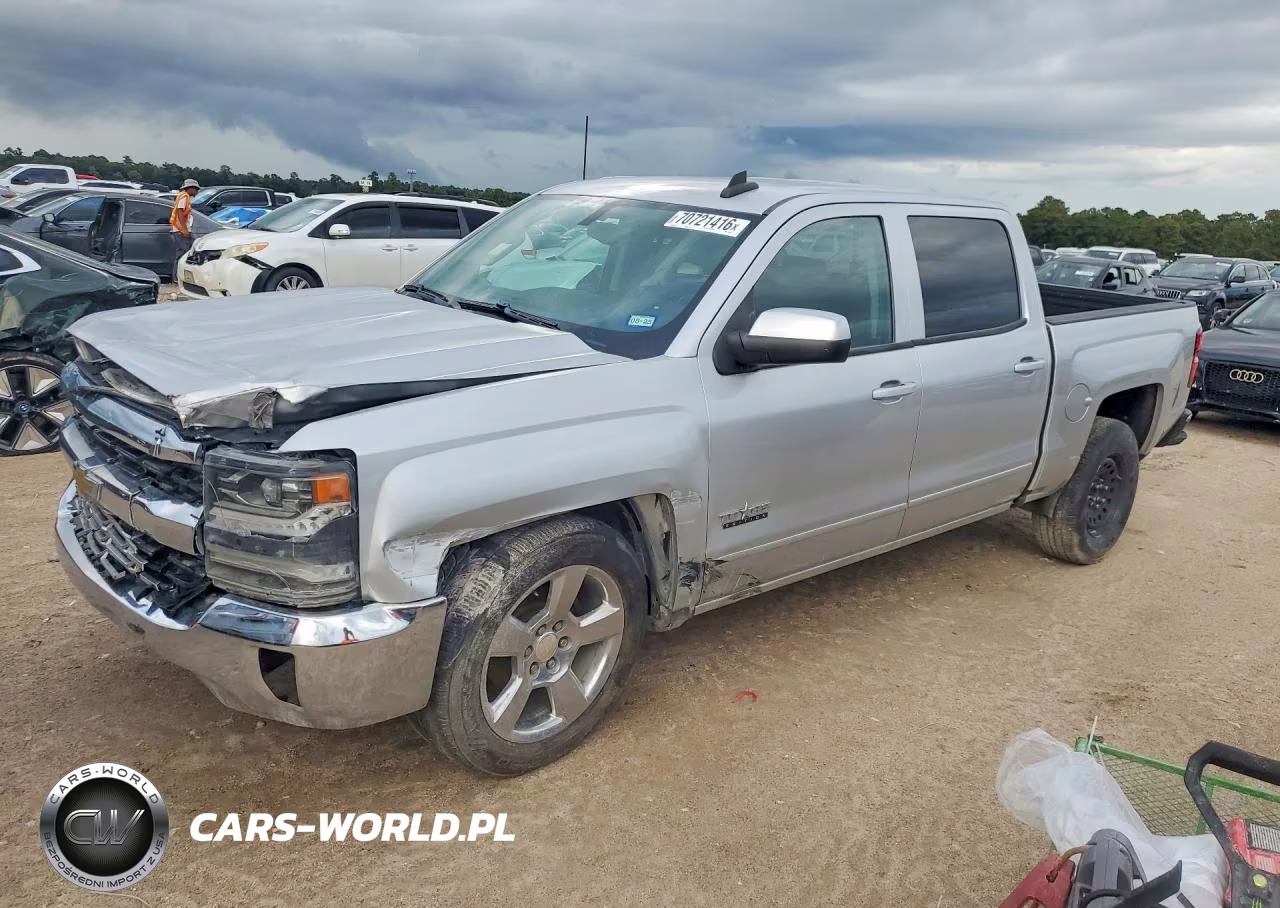 2018 Chevrolet Silverado C1500 Lt VIN:3GCPCREC7JG596184 - 1