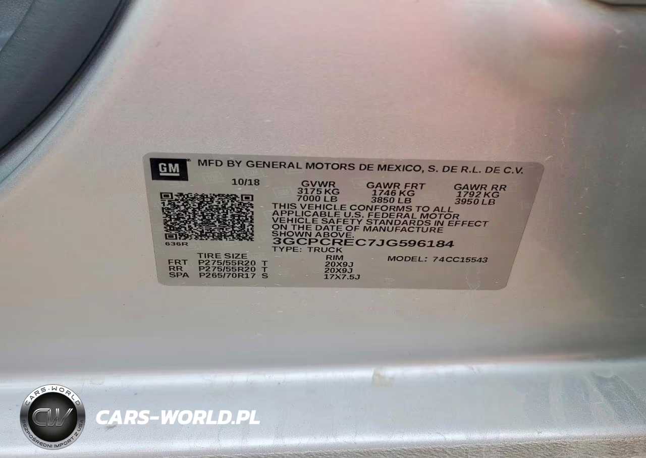 2018 Chevrolet Silverado C1500 Lt VIN:3GCPCREC7JG596184 - 12