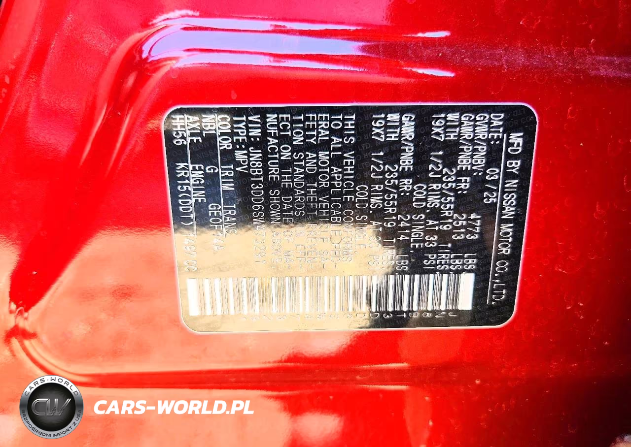 2025 Nissan Rogue Platinum VIN:JN8BT3DD6SW473291 - 13