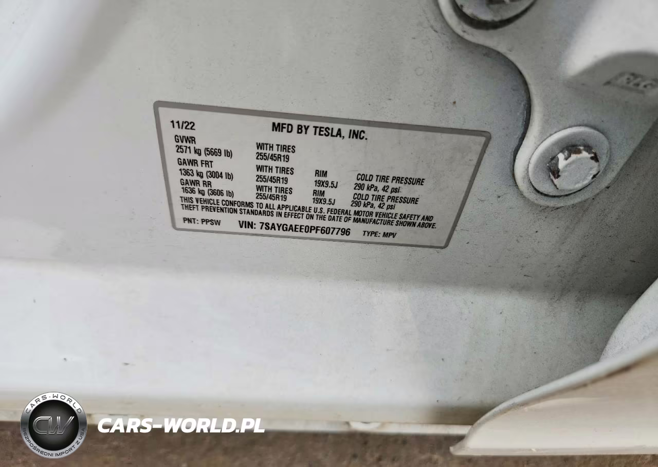 2023 Tesla Model Y VIN:7SAYGAEE0PF607796 - 12