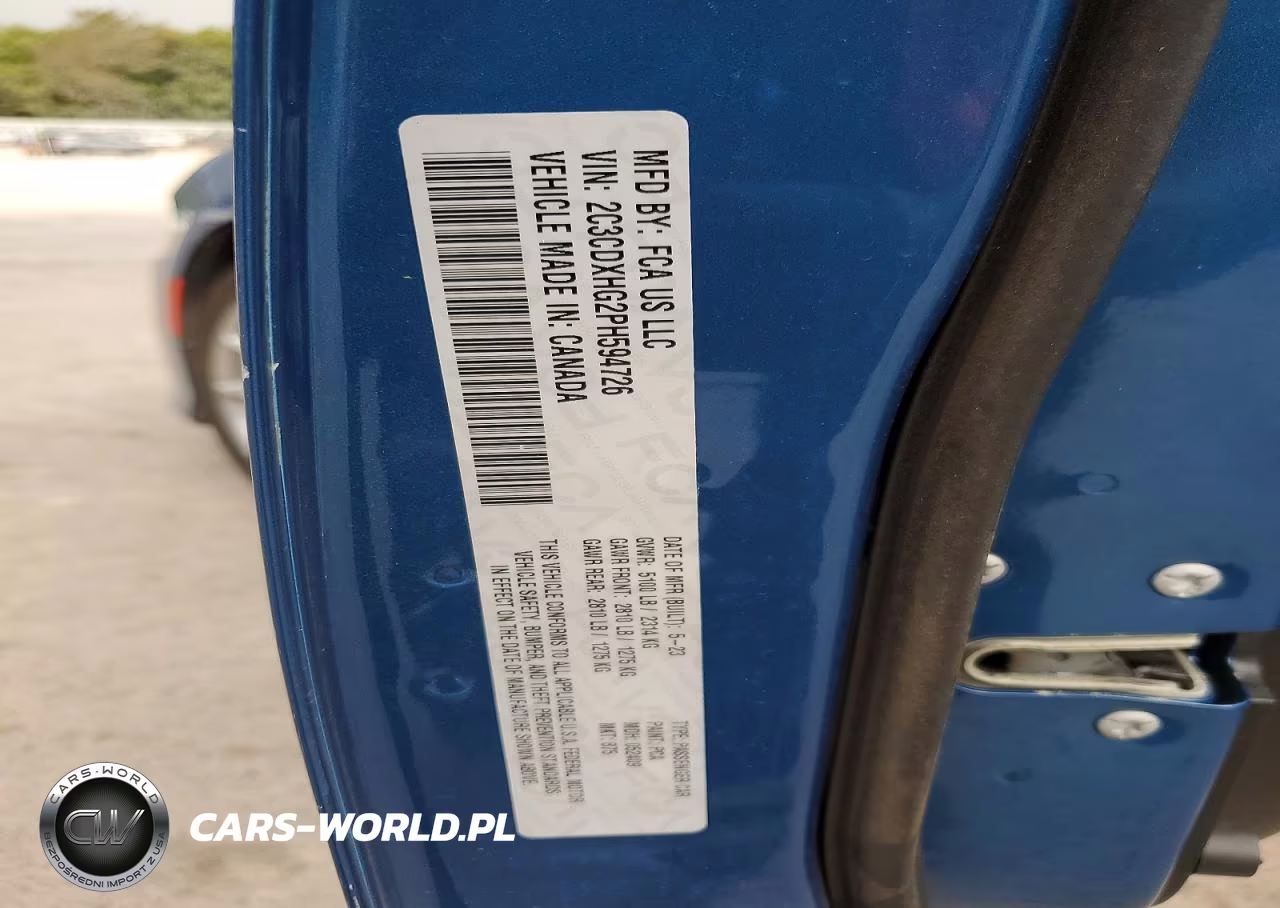 2023 Dodge Charger Gt VIN:2C3CDXHG2PH594726 - 12