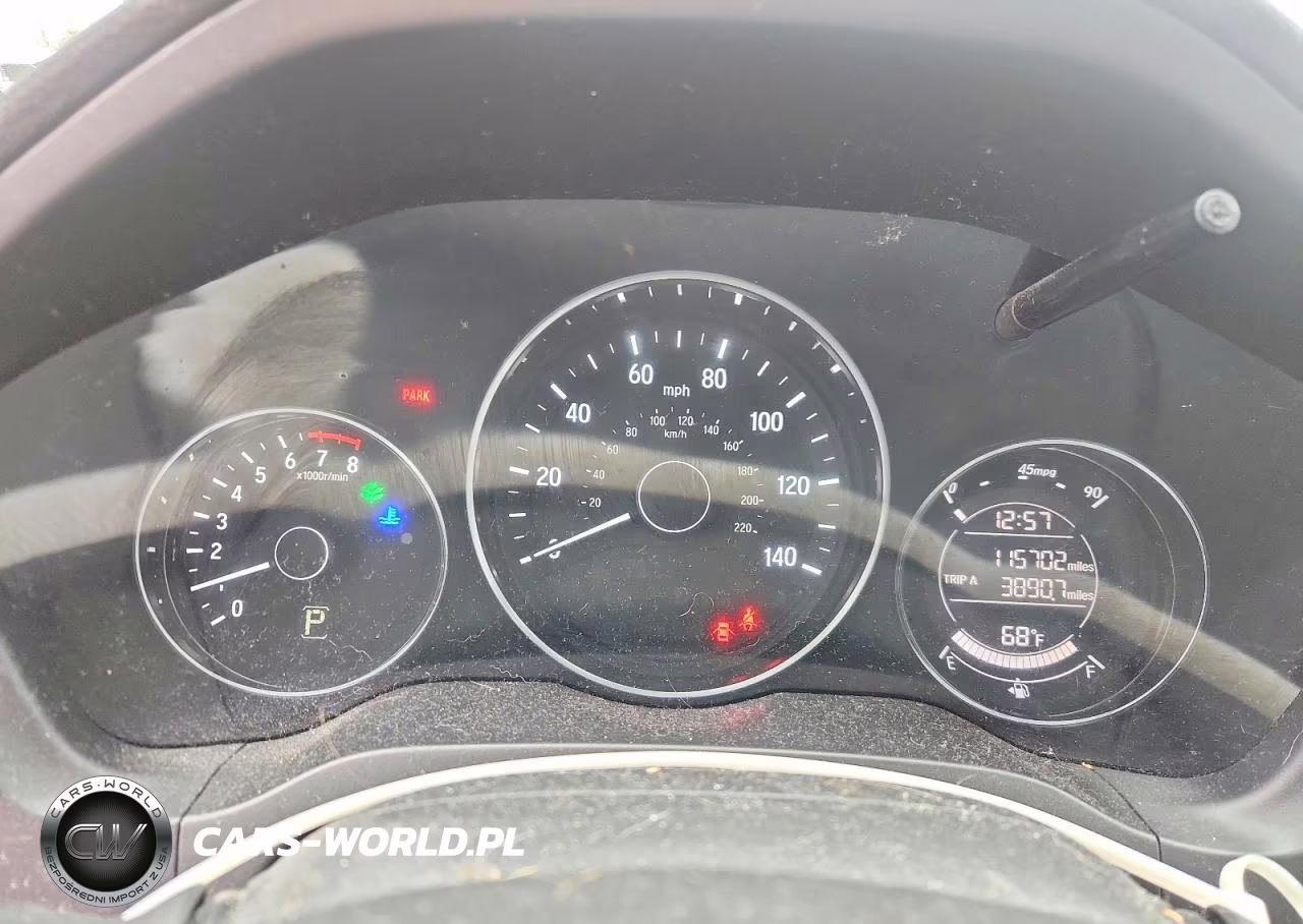 2017 Honda Hr-V Lx VIN:3CZRU6H36HM725618 - 9