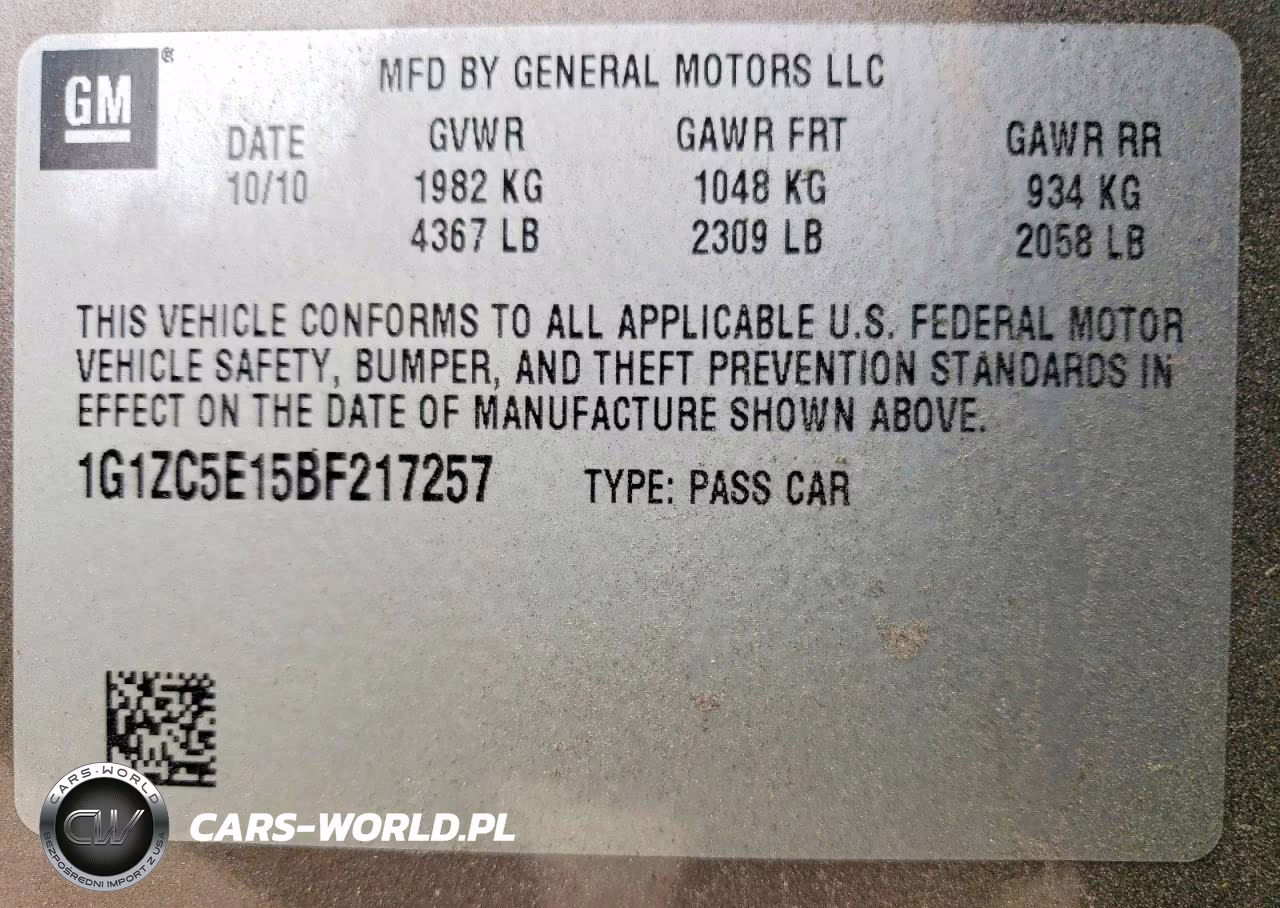 2011 Chevrolet Malibu 1Lt VIN:1G1ZC5E15BF217257 - 12