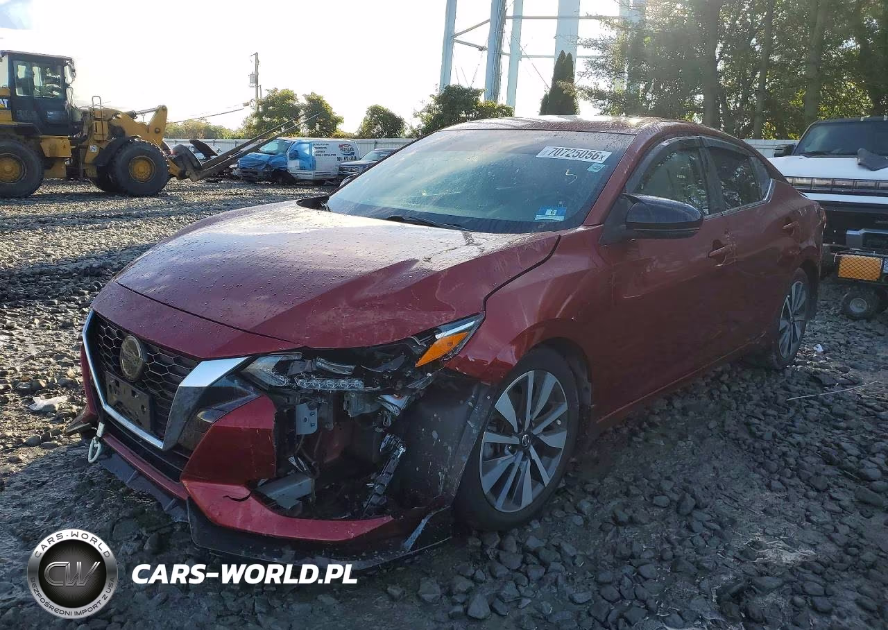 2020 Nissan Sentra Sv VIN:3N1AB8CV0LY234706 - 1