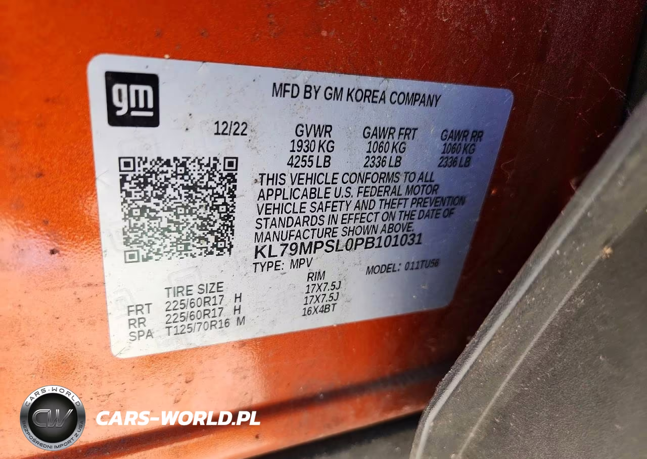 2023 Chevrolet Trailblazer Lt VIN:KL79MPSL0PB101031 - 12