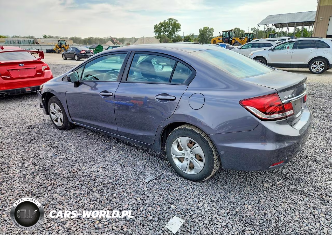 2014 Honda Civic Lx VIN:19XFB2F5XEE036831 - 2
