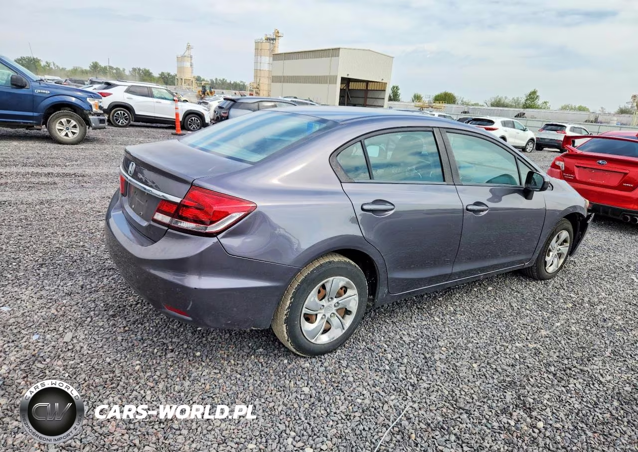2014 Honda Civic Lx VIN:19XFB2F5XEE036831 - 3