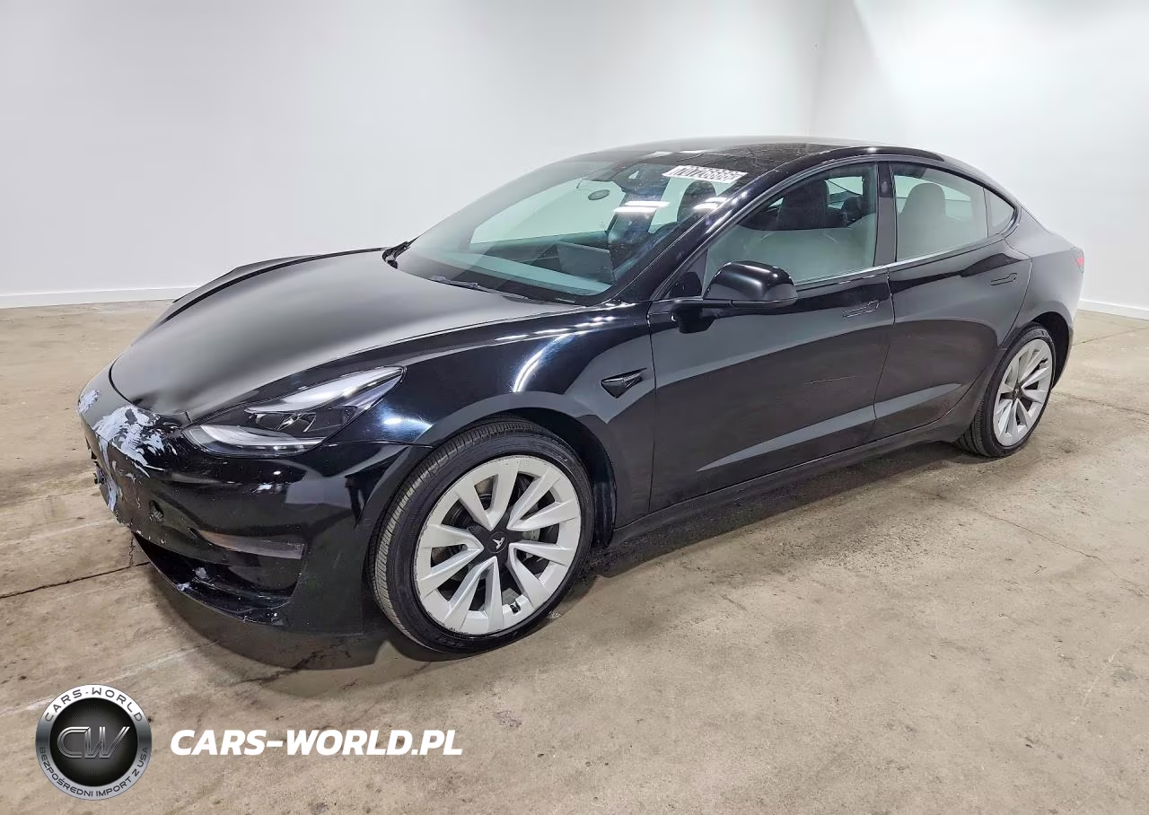 2022 Tesla Model 3 VIN:5YJ3E1EA2NF304462 - 1
