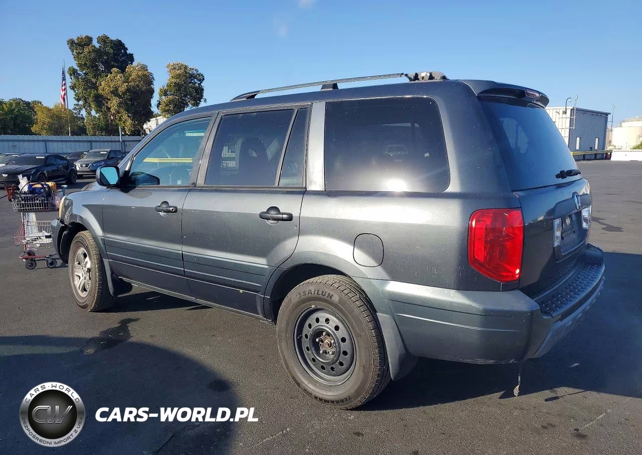 2004 Honda Pilot Exl VIN:2HKYF18634H555789 - 2
