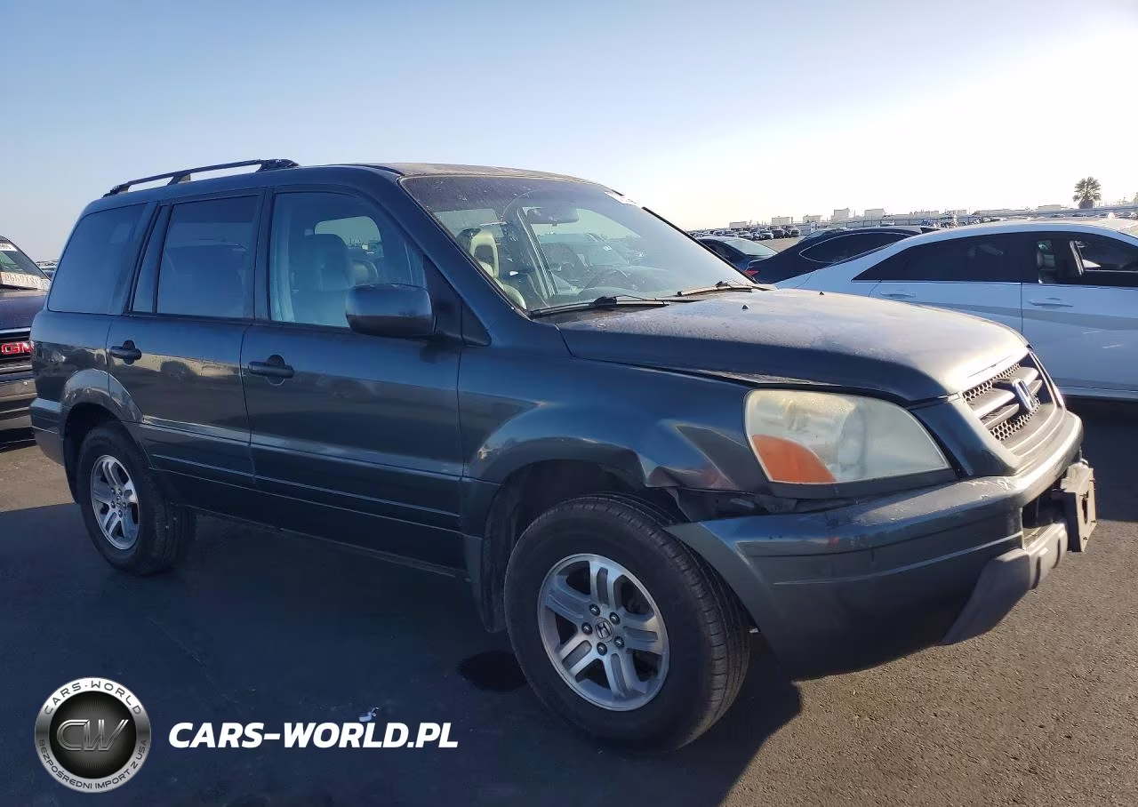 2004 Honda Pilot Exl VIN:2HKYF18634H555789 - 4