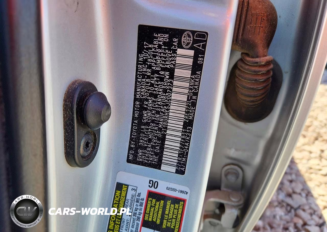 2018 Toyota Corolla Le VIN:2T1BURHE5JC007373 - 13