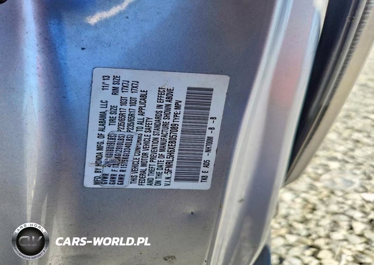 2014 Honda Odyssey Exl VIN:5FNRL5H6XEB057089 - 13