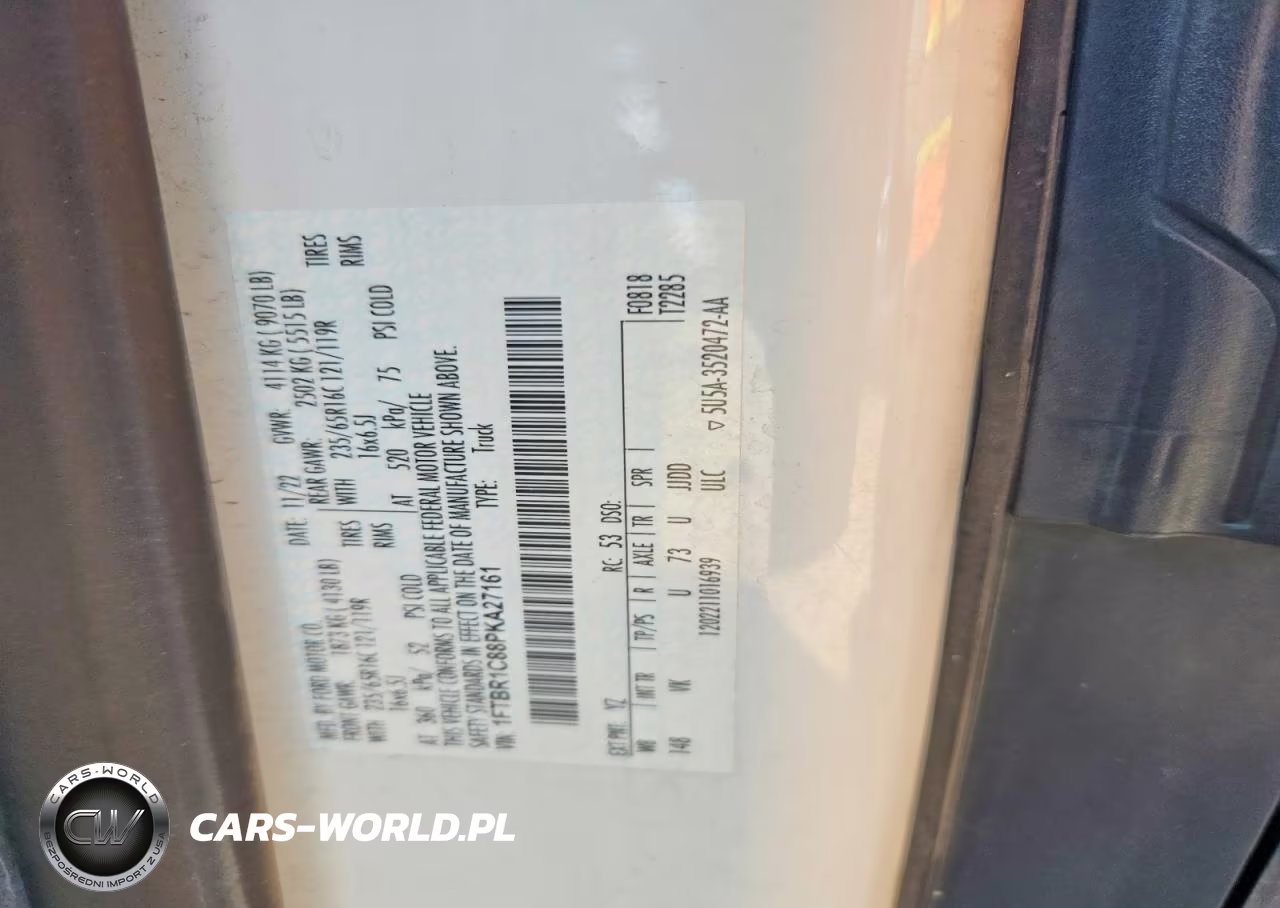 2023 Ford Transit 250 Delivery Van VIN:1FTBR1C88PKA27161 - 13