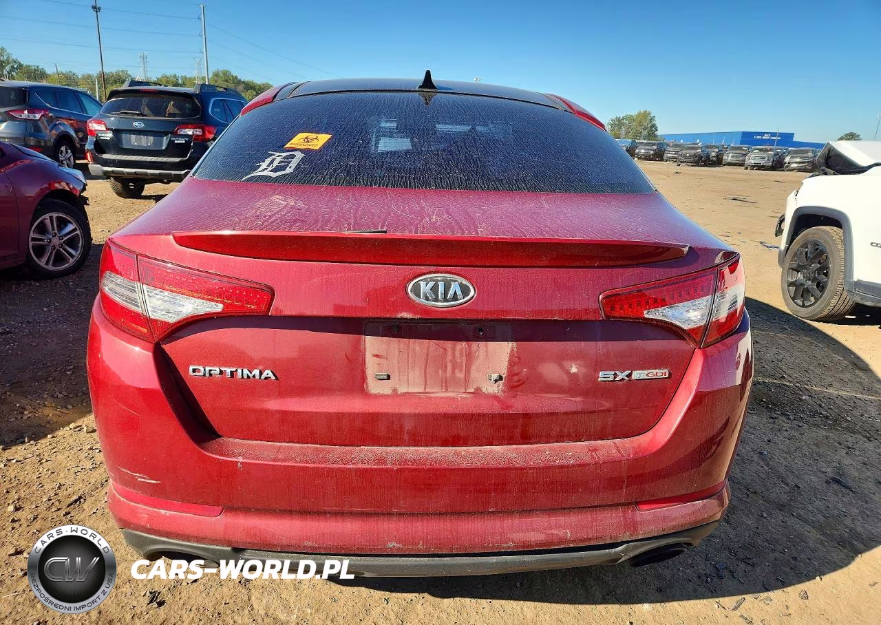 2011 Kia Optima Sx VIN:KNAGR4A68B5142002 - 6