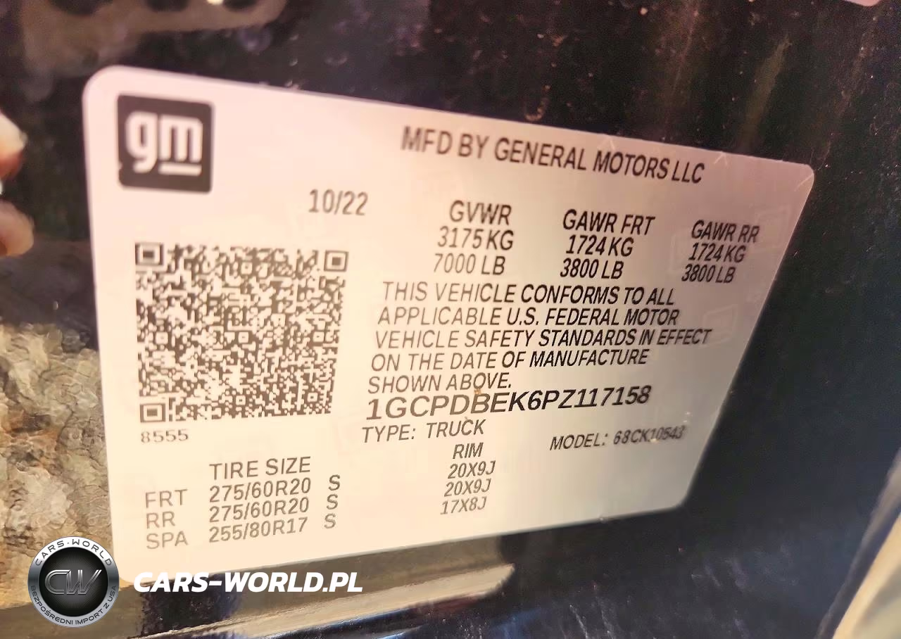 2023 Chevrolet Silverado K1500 Custom VIN:1GCPDBEK6PZ117158 - 12
