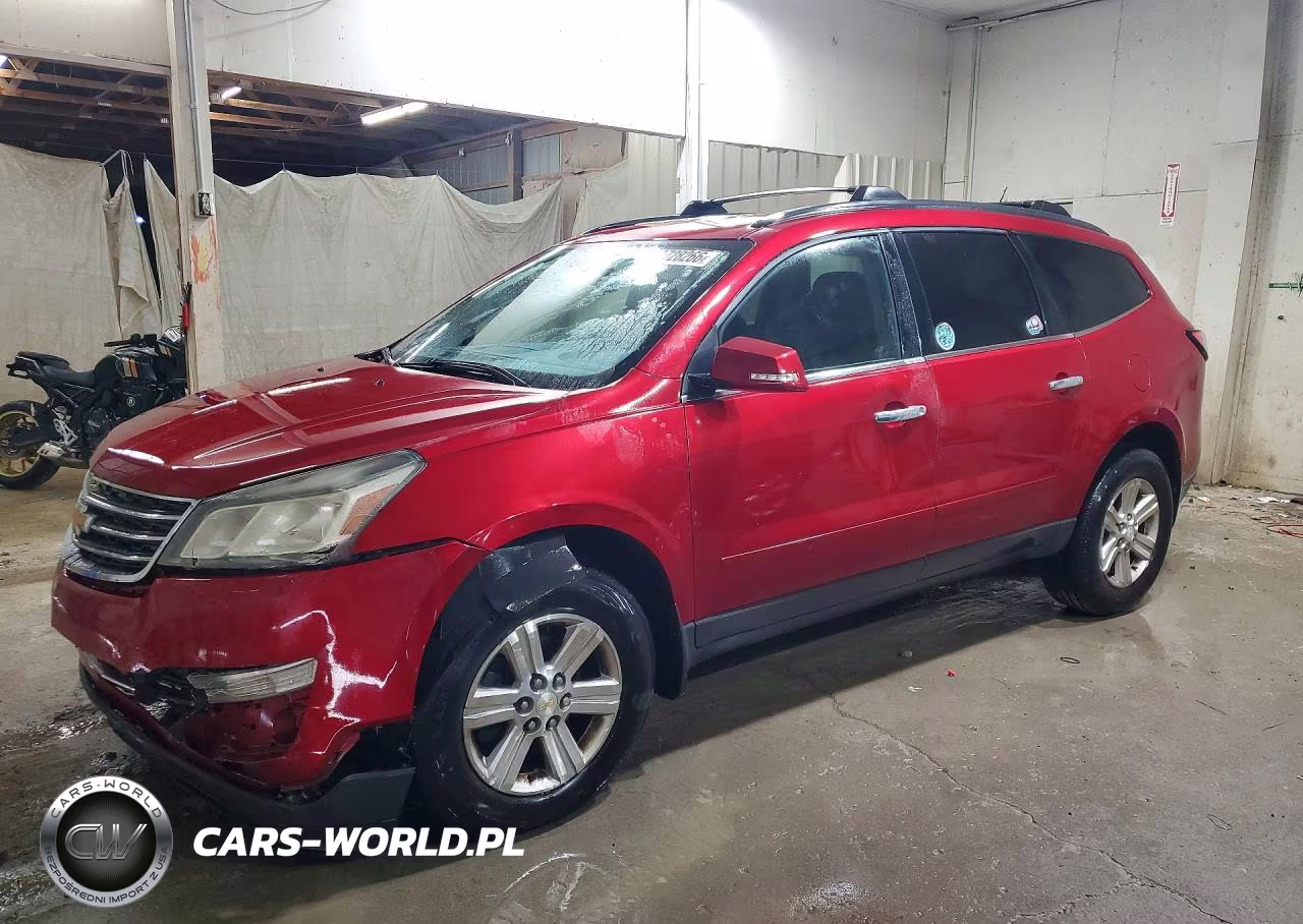 2014 Chevrolet Traverse Lt VIN:1GNKRGKD4EJ289822 - 1