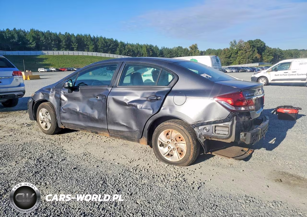 2013 Honda Civic Lx VIN:19XFB2F54DE009008 - 2