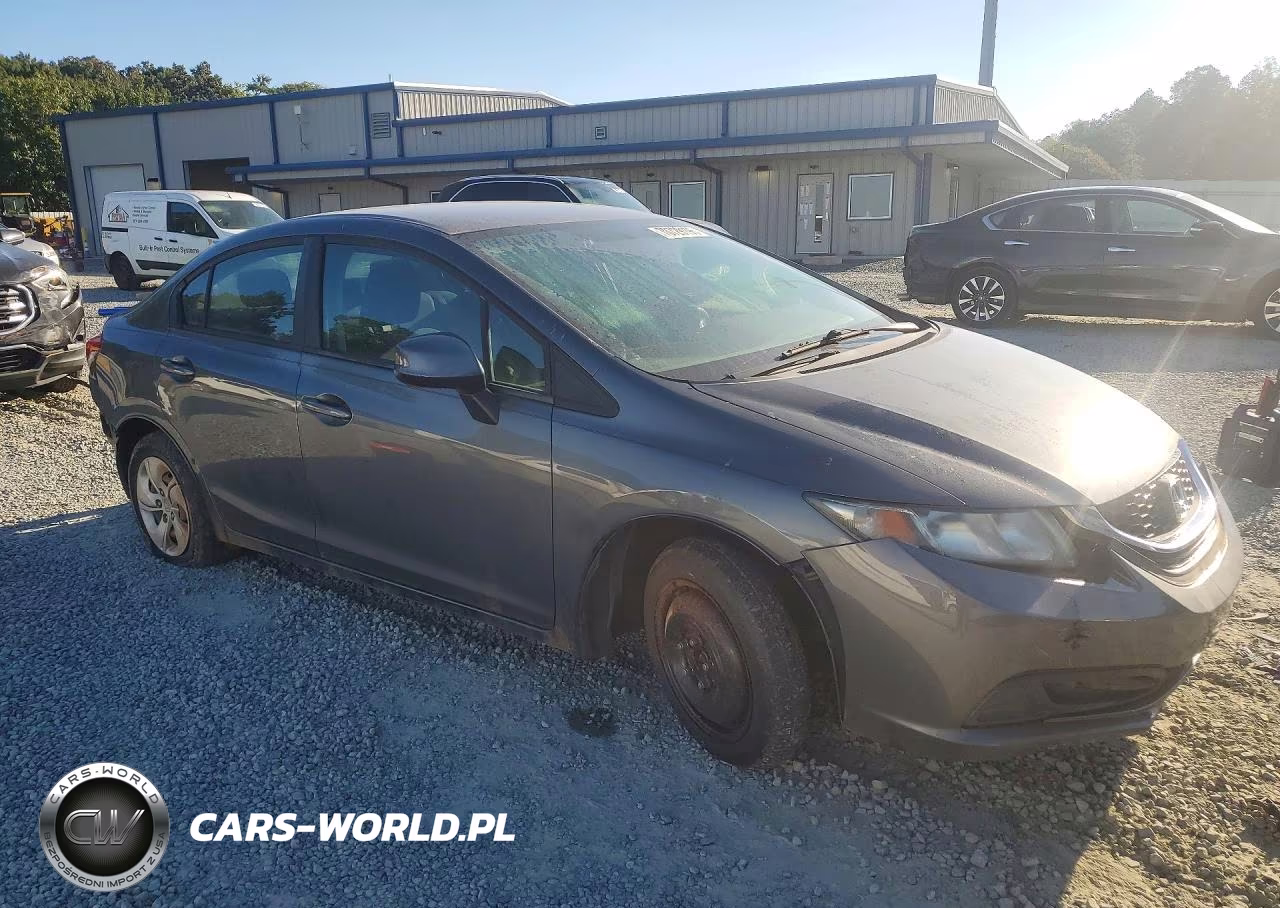 2013 Honda Civic Lx VIN:19XFB2F54DE009008 - 4