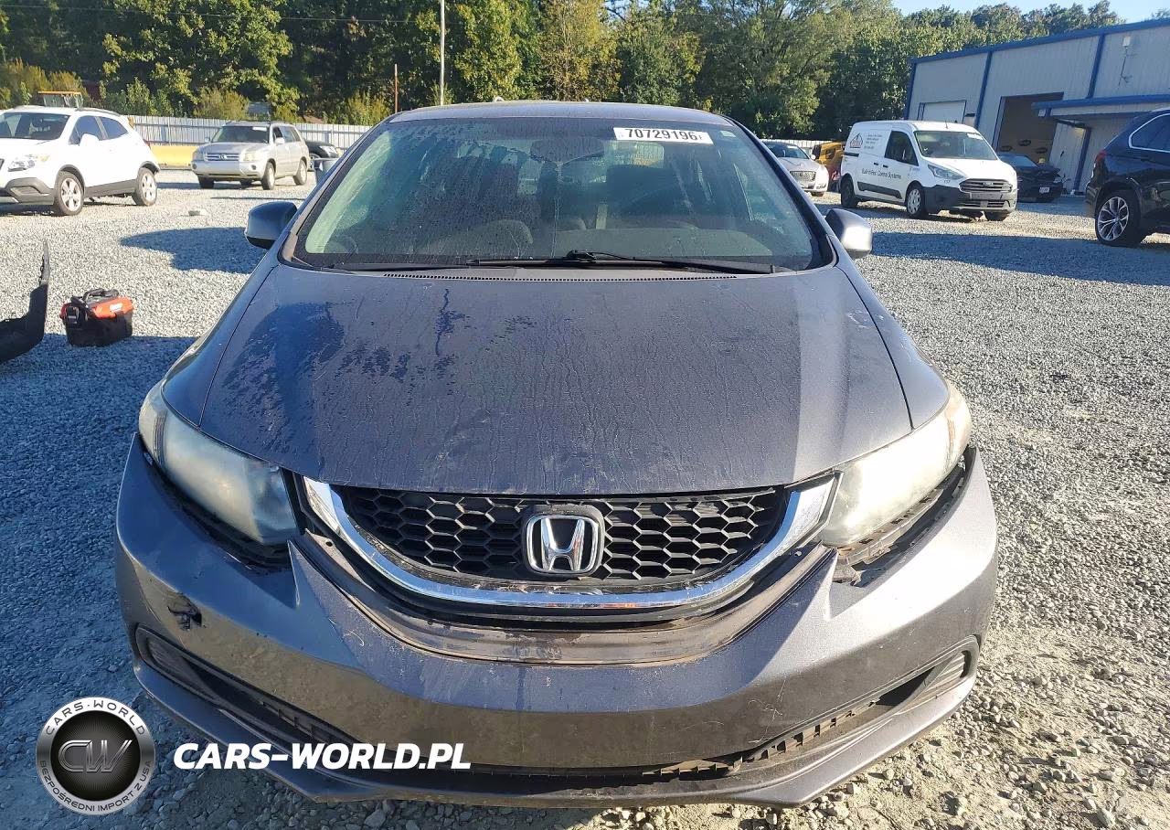 2013 Honda Civic Lx VIN:19XFB2F54DE009008 - 5