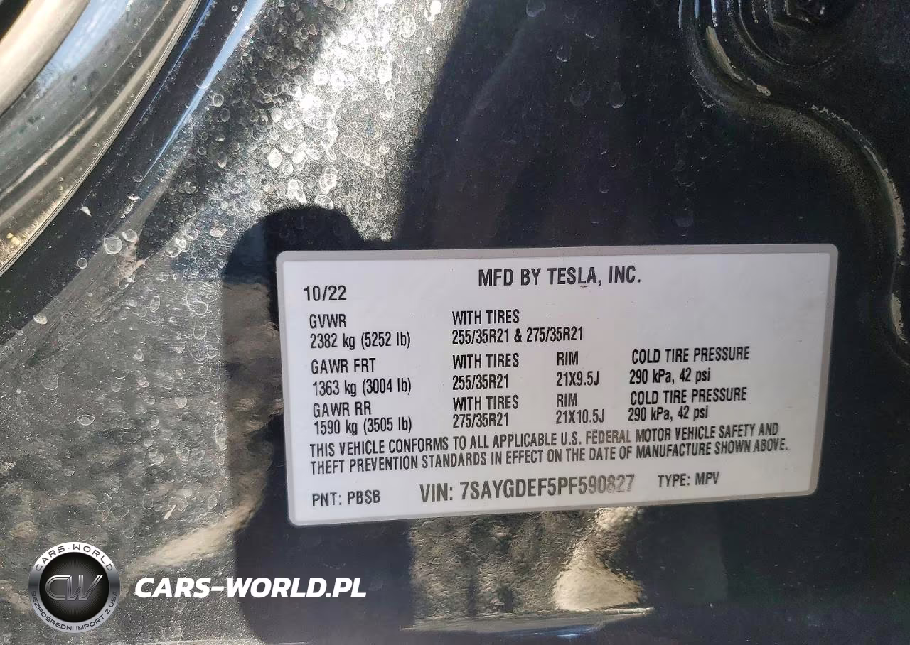2023 Tesla Model Y VIN:7SAYGDEF5PF590827 - 12