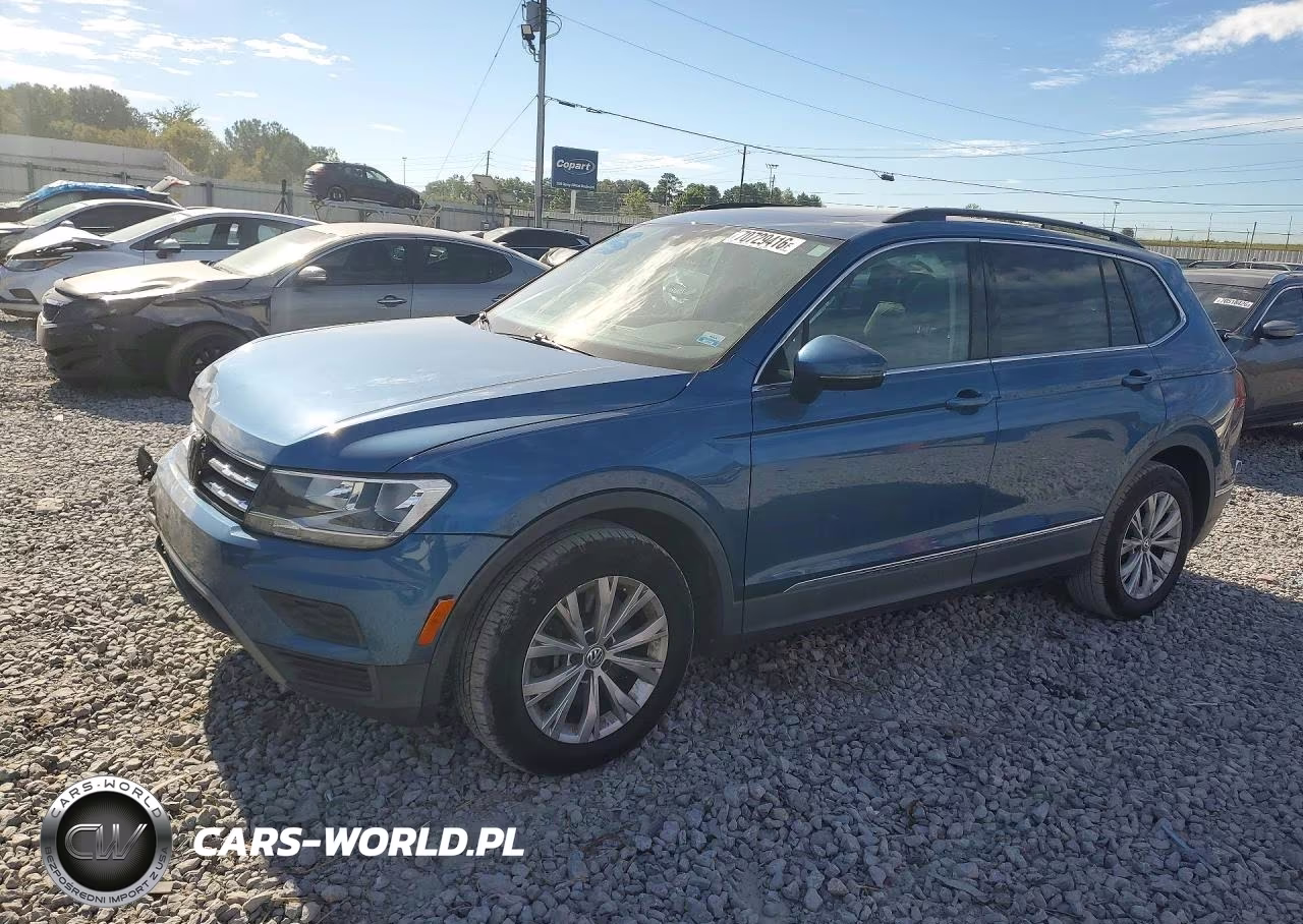2018 Volkswagen Tiguan Se VIN:3VV3B7AX0JM109599 - 1
