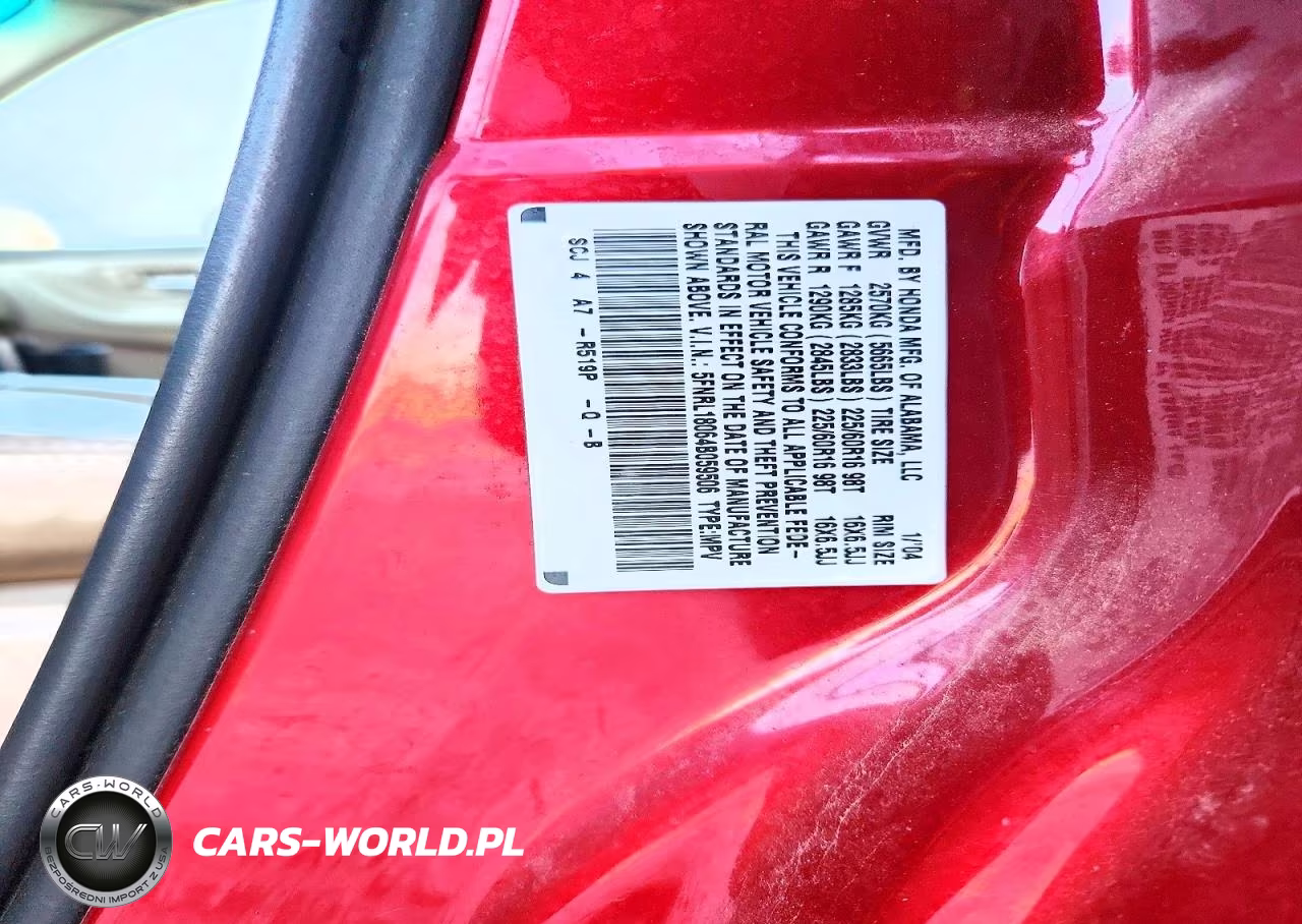 2004 Honda Odyssey Exl VIN:5FNRL18064B059506 - 14