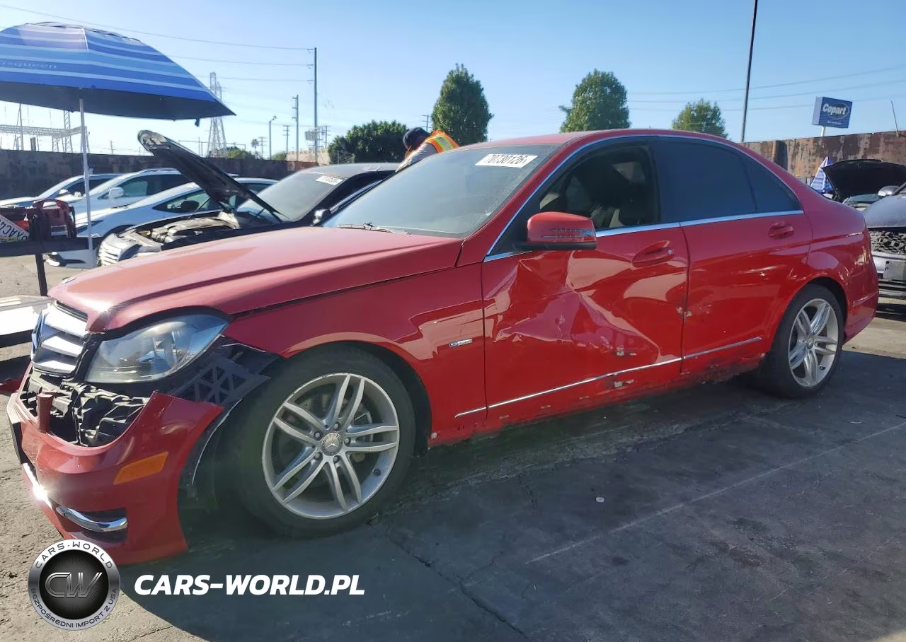 2012 Mercedes-Benz C 250 VIN:WDDGF4HB4CR191213 - 1