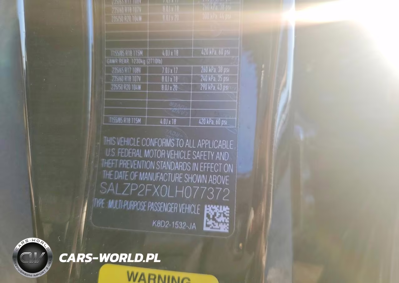 2020 Land Rover Range Rover Evoque Se VIN:SALZP2FX0LH077372 - 14