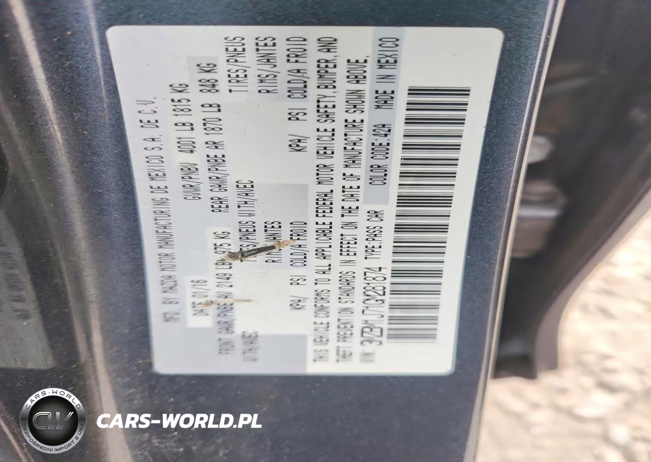 2016 Mazda 3 Sport VIN:3MZBM1J71GM281874 - 12