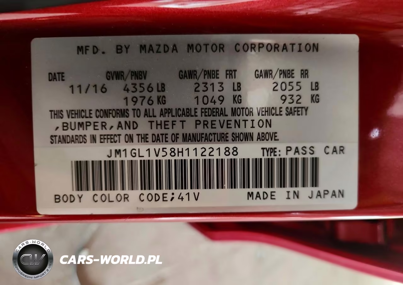 2017 Mazda 6 Touring VIN:JM1GL1V58H1122188 - 12