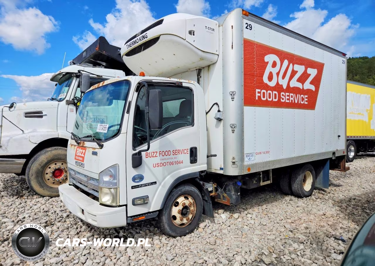 2011 Isuzu Npr Hd Refrigerated Box Truck VIN:JALC4W160B7000595 - 1