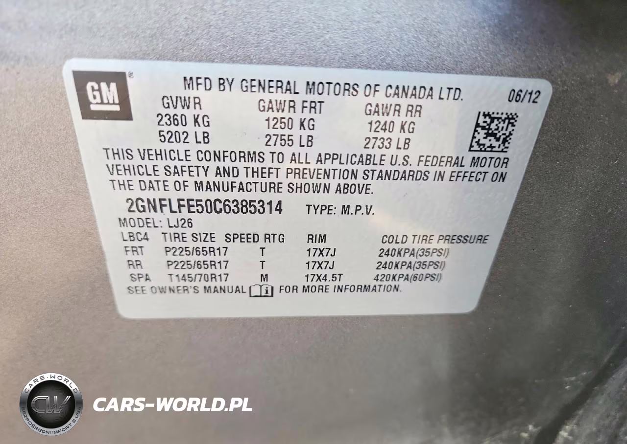 2012 Chevrolet Equinox Ltz VIN:2GNFLFE50C6385314 - 14