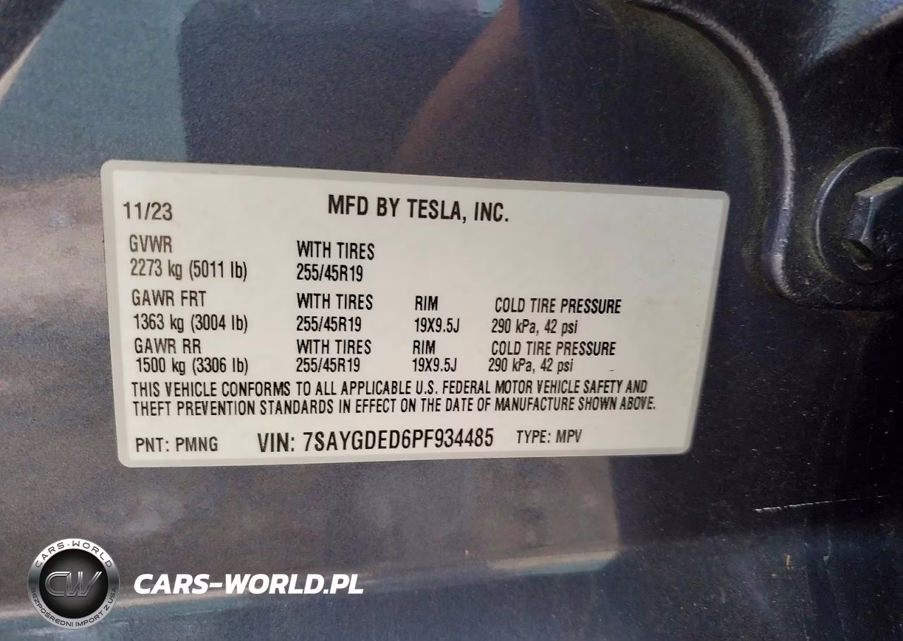 2023 Tesla Model Y VIN:7SAYGDED6PF934485 - 12