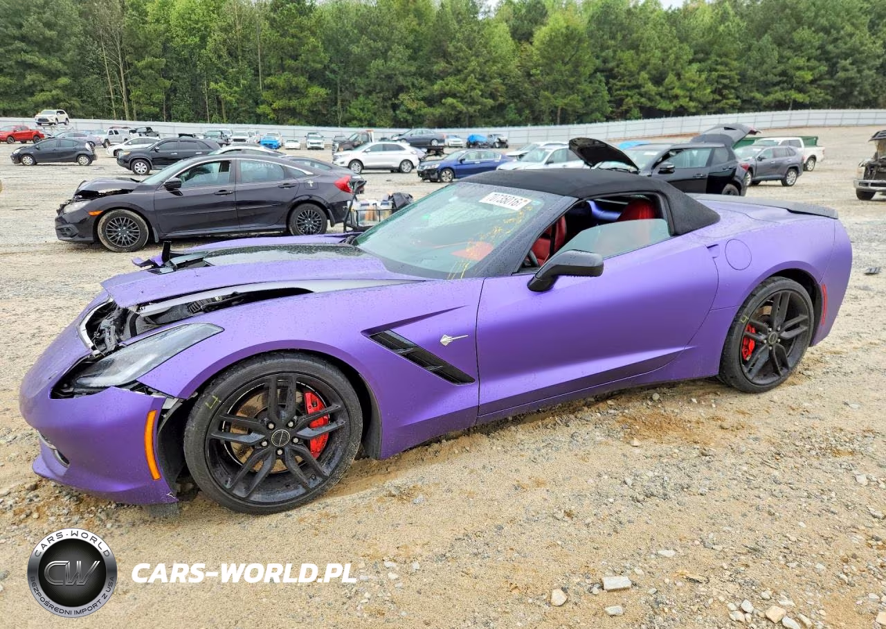 2014 Chevrolet Corvette Stingray Z51 3Lt VIN:1G1YM3D79E5120110 - 1