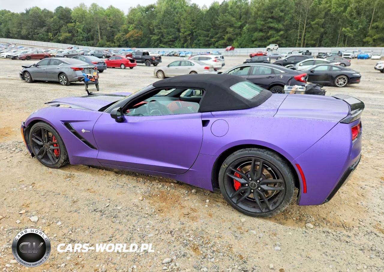 2014 Chevrolet Corvette Stingray Z51 3Lt VIN:1G1YM3D79E5120110 - 2