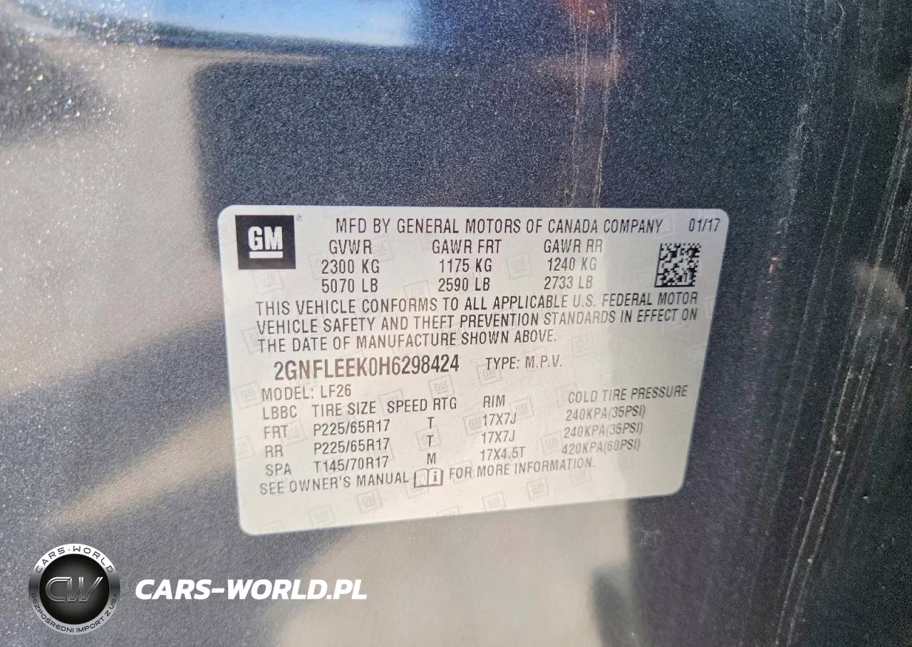 2017 Chevrolet Equinox Ls VIN:2GNFLEEK0H6298424 - 13