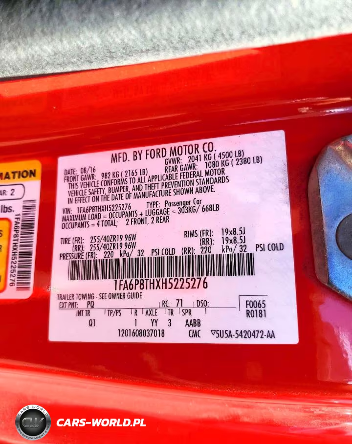 2017 Ford Mustang VIN:1FA6P8THXH5225276 - 12