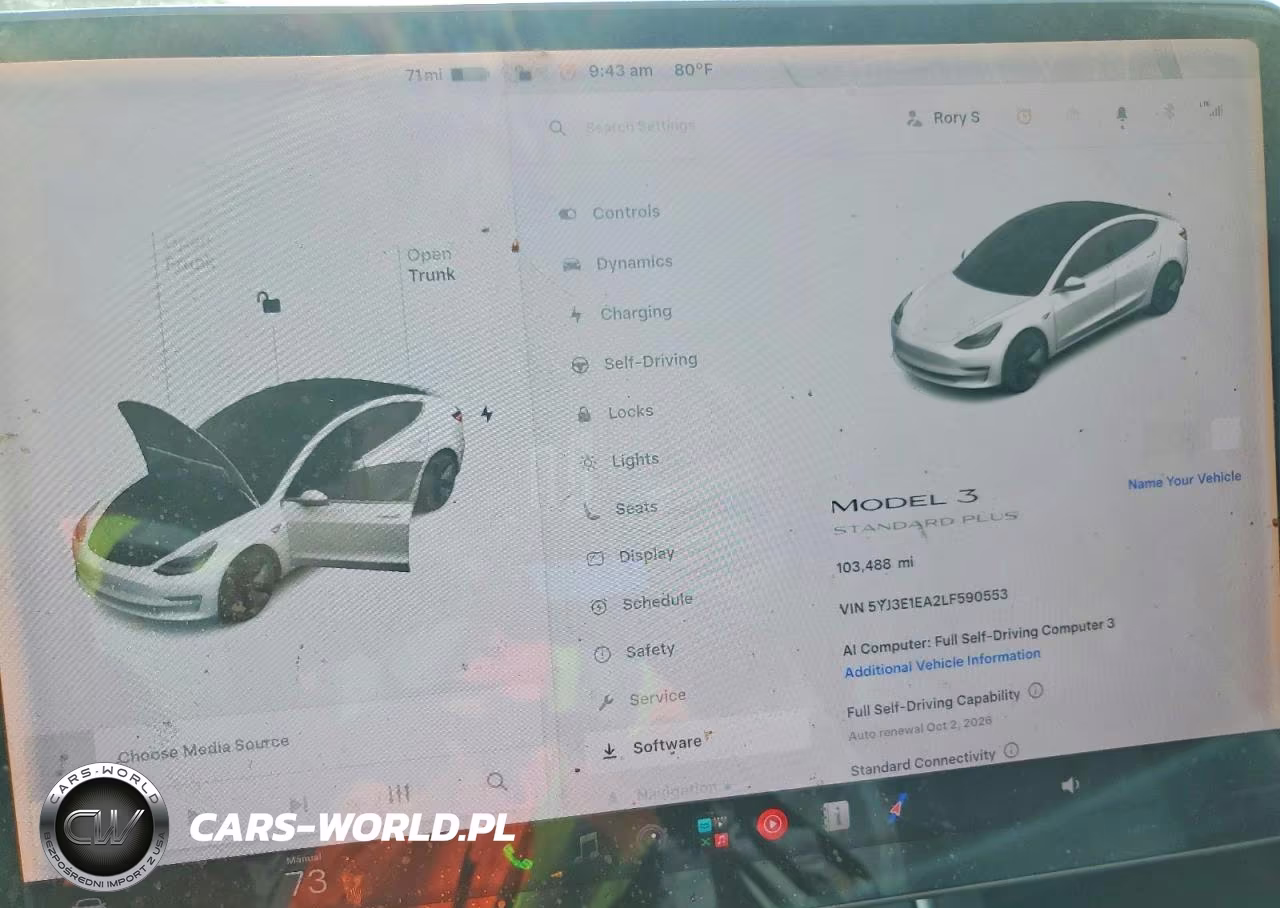 2020 Tesla Model 3 VIN:5YJ3E1EA2LF590553 - 9