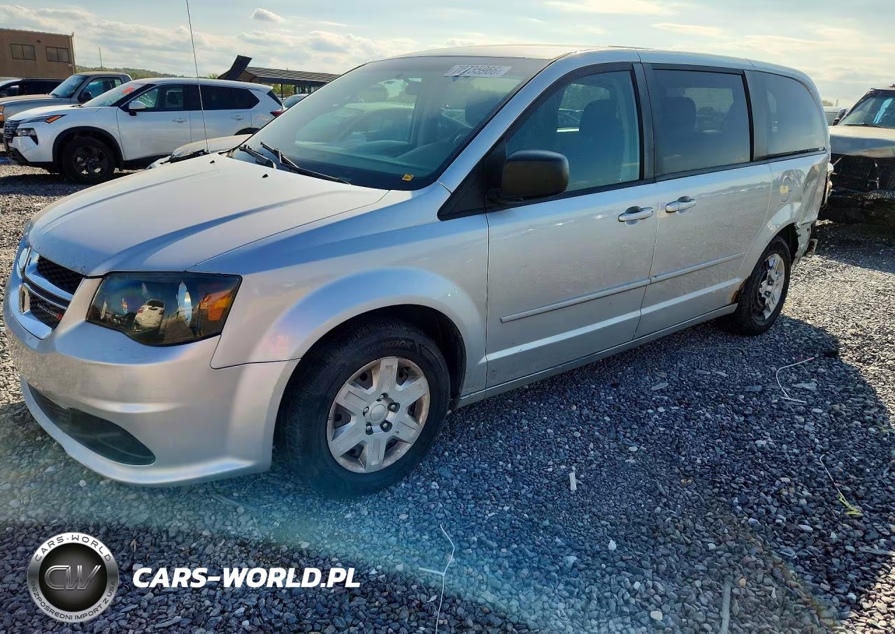 2012 Dodge Grand Caravan Se VIN:2C4RDGBG9CR333788 - 1