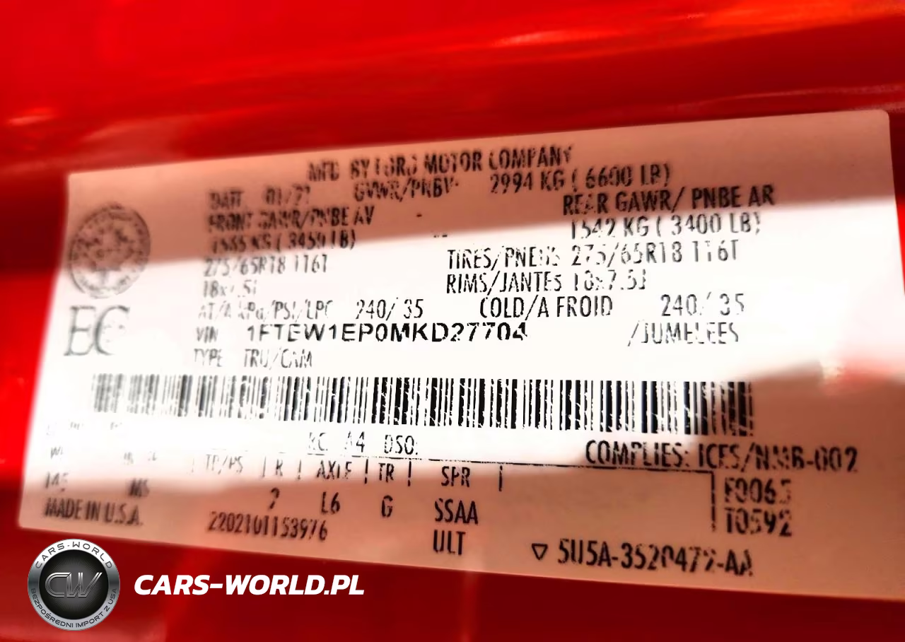 2021 Ford F150 Supercrew VIN:1FTEW1EP0MKD27704 - 12