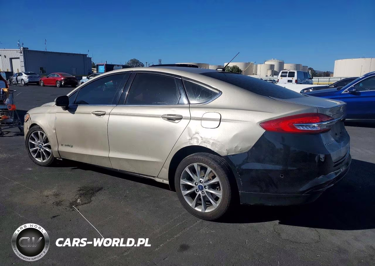 2017 Ford Fusion Se Hybrid VIN:3FA6P0LU2HR386250 - 2