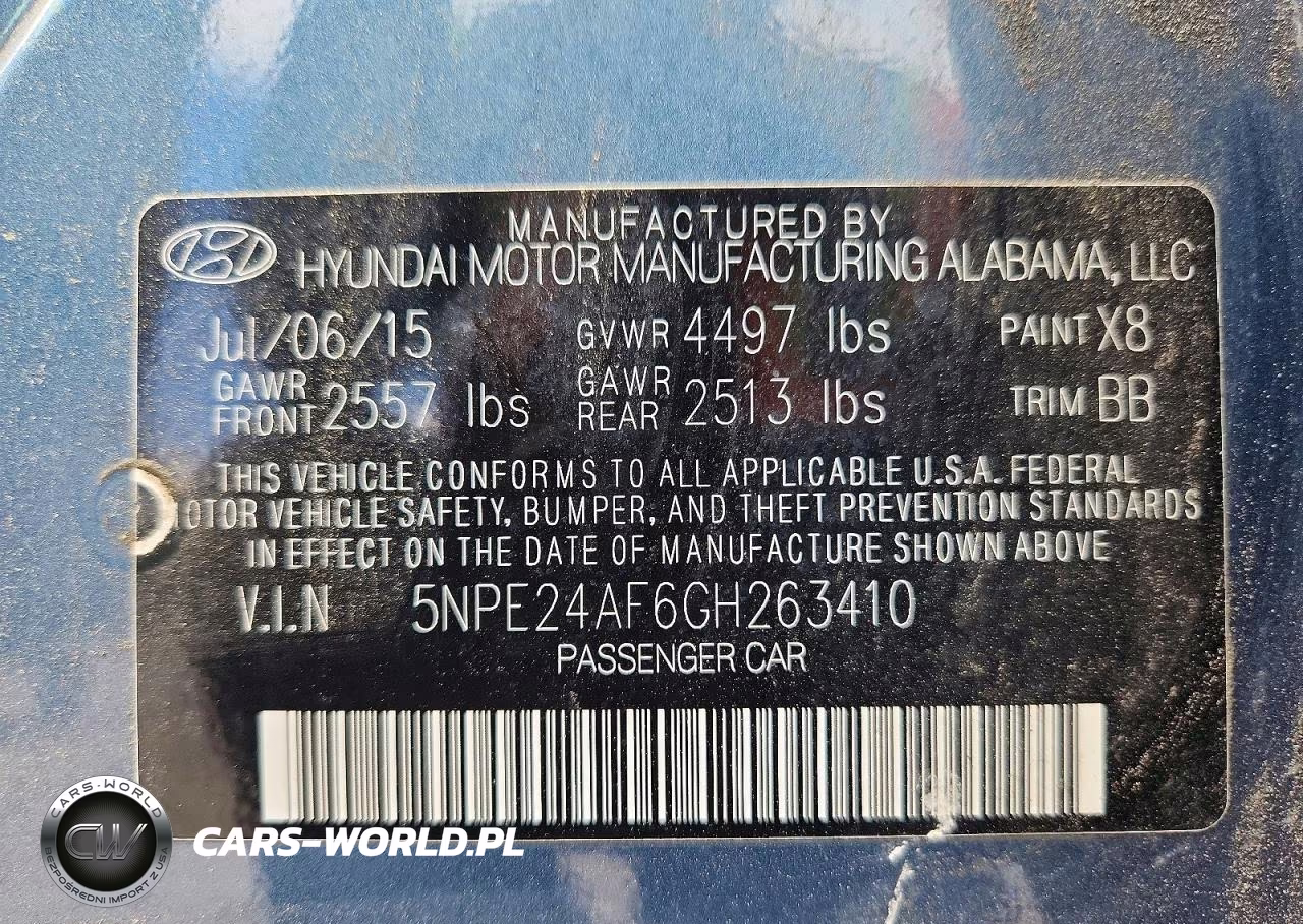 2016 Hyundai Sonata Se VIN:5NPE24AF6GH263410 - 13
