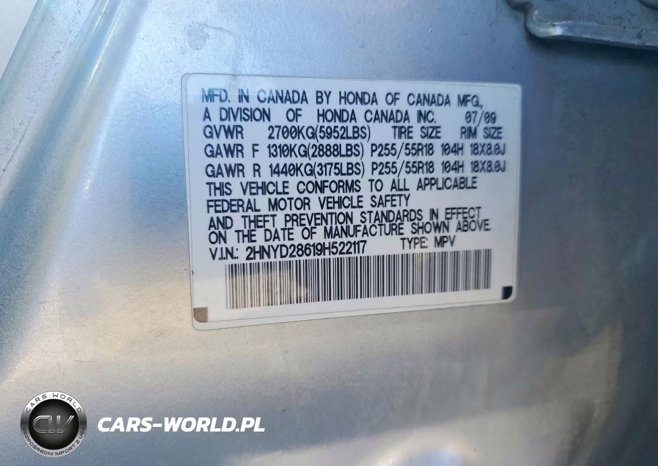 2009 Acura Mdx Technology VIN:2HNYD28619H522117 - 12