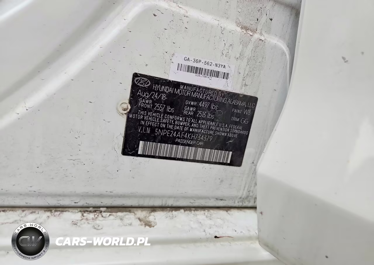 2019 Hyundai Sonata Se VIN:5NPE24AF4KH734379 - 12