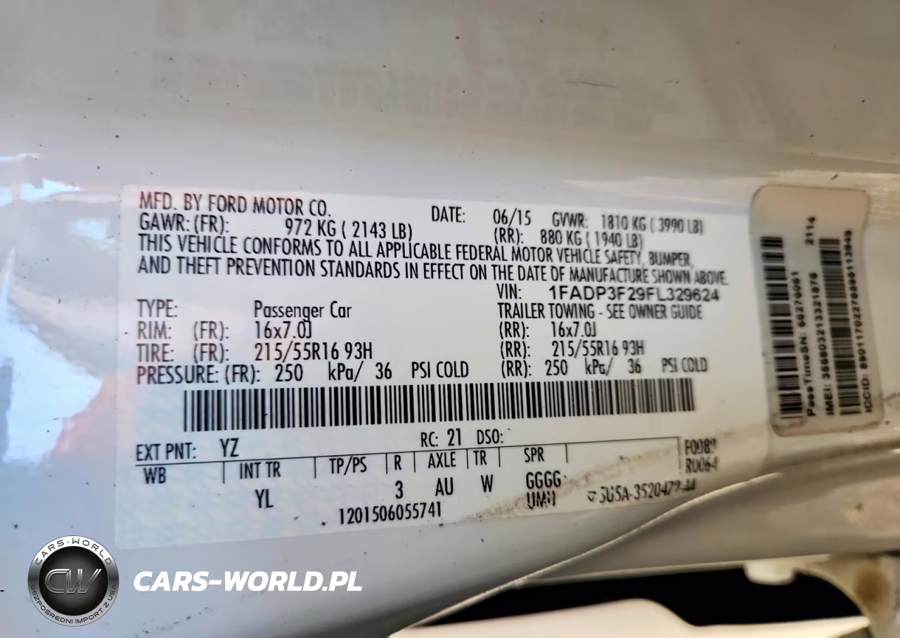 2015 Ford Focus Se VIN:1FADP3F29FL329624 - 12
