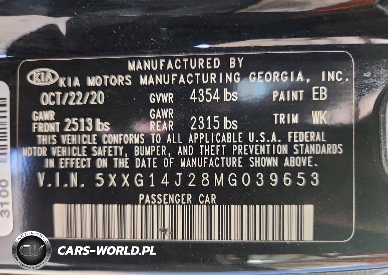 2021 Kia K5 Lxs VIN:5XXG14J28MG039653 - 12