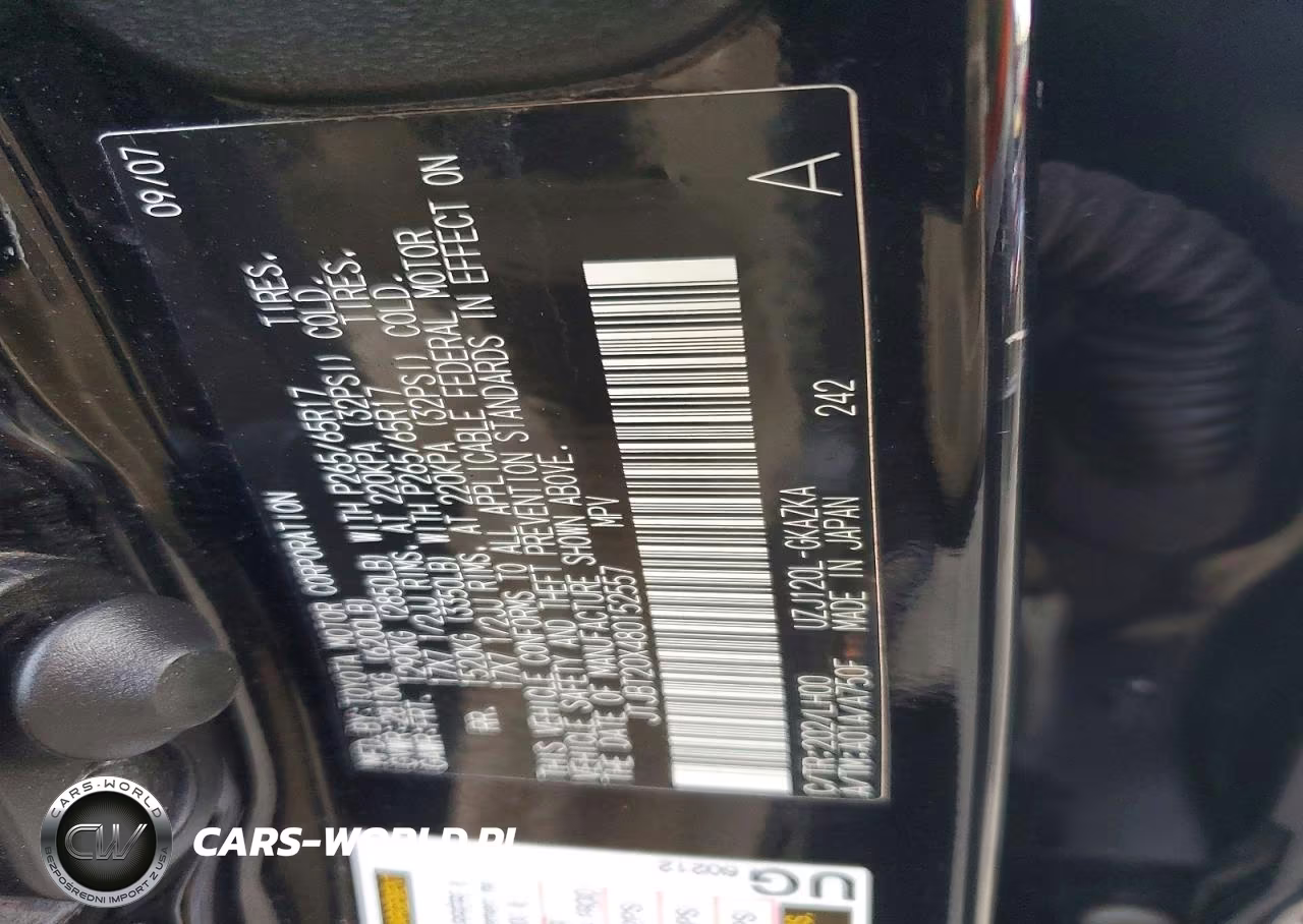 2008 Lexus Gx 470 VIN:JTJBT20X480152557 - 13