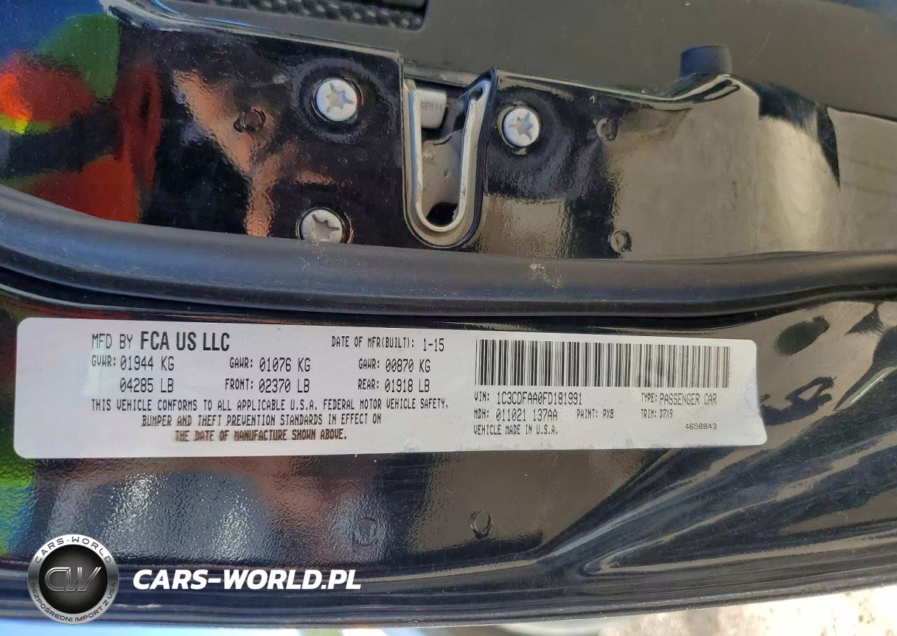 2015 Dodge Dart Se VIN:1C3CDFAA0FD181991 - 12