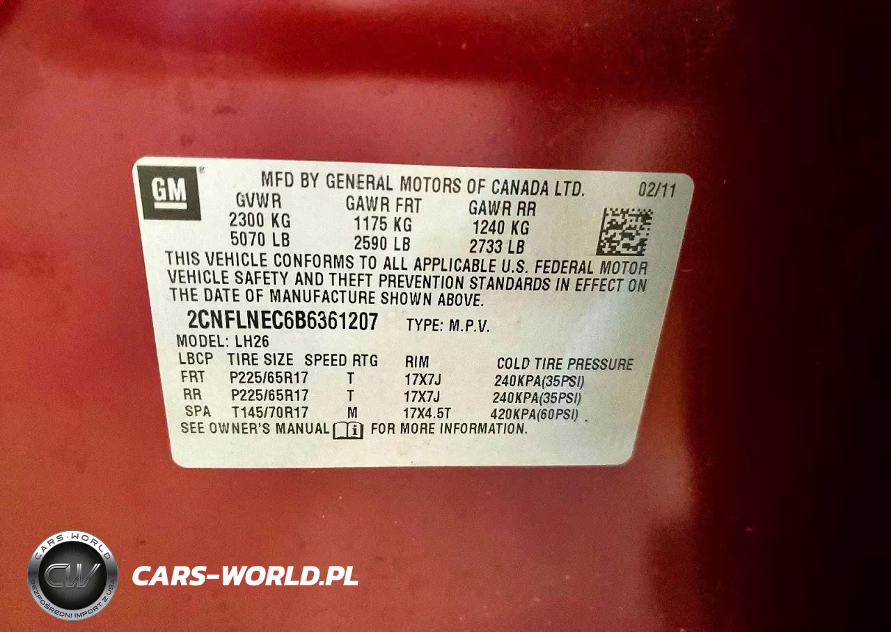 2011 Chevrolet Equinox Lt VIN:2CNFLNEC6B6361207 - 13